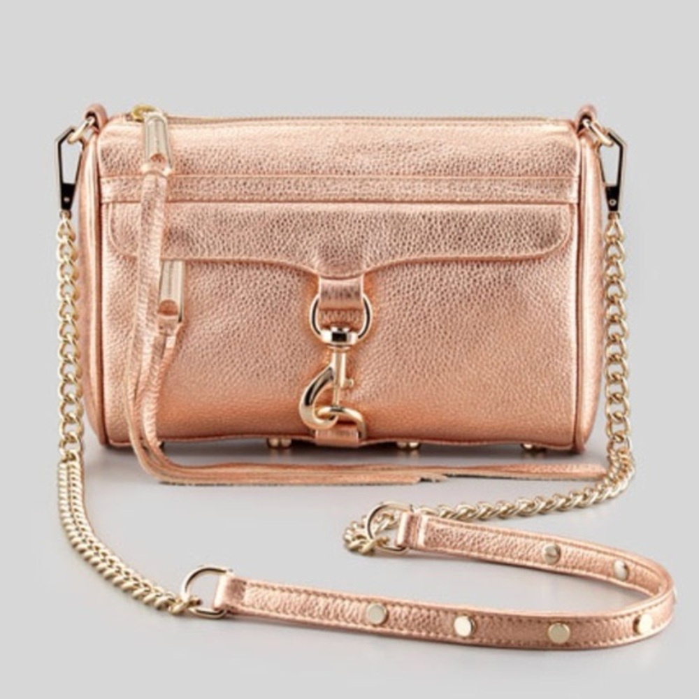 Rebecca Minkoff mini MAC rose gold